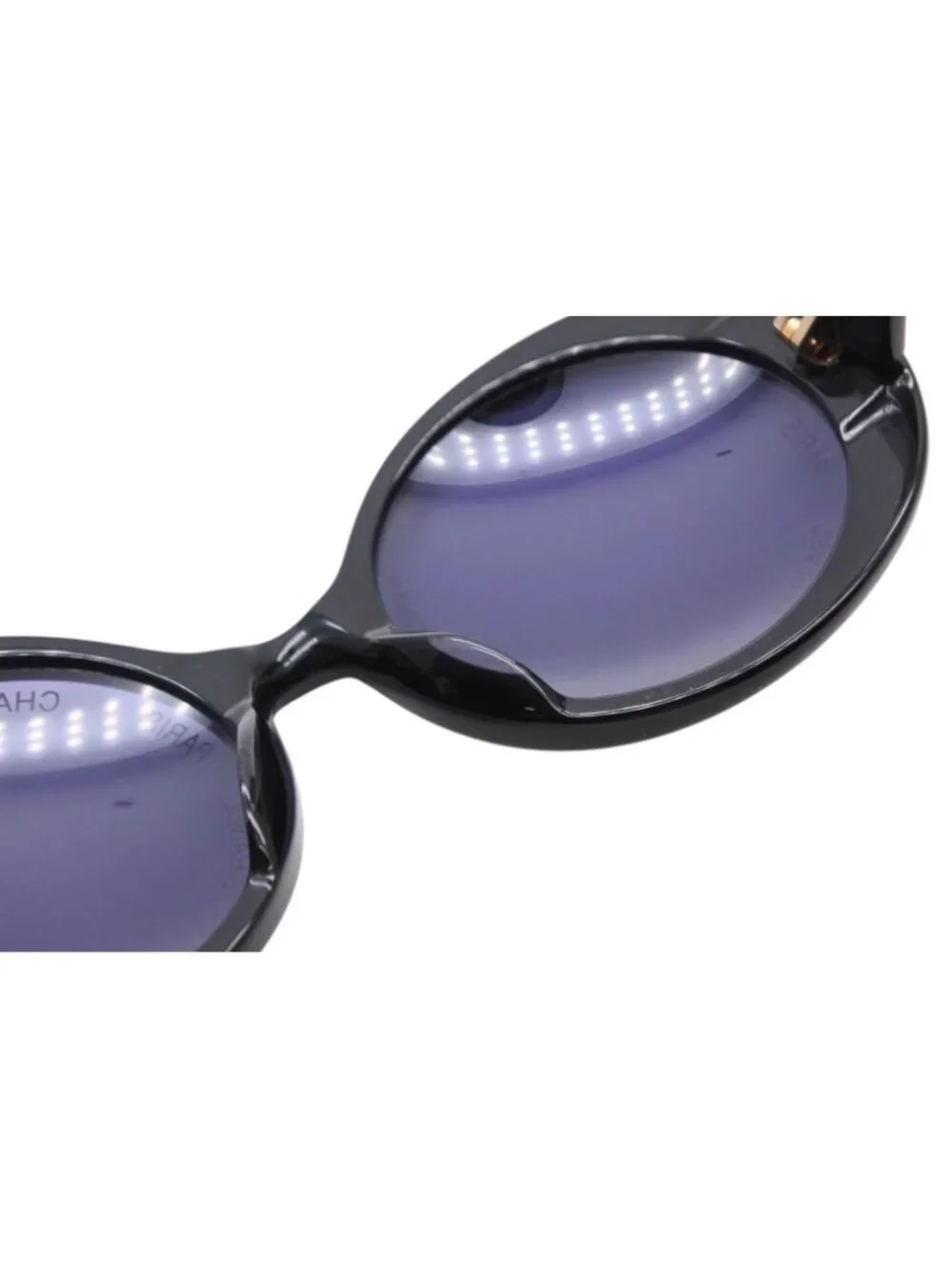 Chanel Paris Sunglasses Eyewear CC Logo Black Vintage